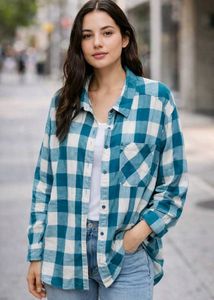 Chic Plaid Long Sleeve Shirt