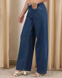 Wide Leg Denim Jeans