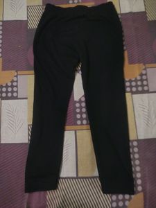100% Pure Heavy Cotton Black Track  Pant