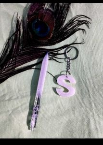 Personalized Letter S Keychain