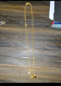 combo of 2 Elegant Gold Chain Necklace with Pearl