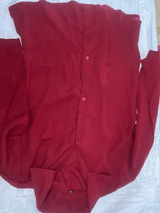 Elegant Red Kurta