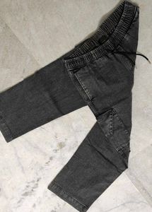 Grey Cargo Pants
