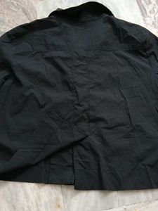 Chic Black Short Sleeve Shirt