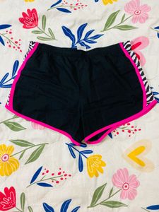 Stylish Black Athletic Shorts