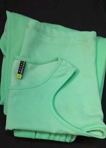 Tokyo Talkies Mint Green Halter Neck Co-ord Set