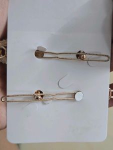 Pearl &amp; Rhinestone Bow Hair Clips (Set of 2)