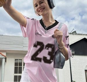 Oversized Pink Graphic T-Shirt