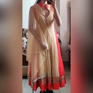 Floor length anarkali gown