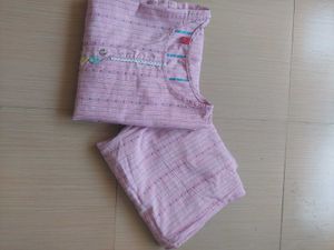 Pink Ethnic Kurta and Palazzo Set