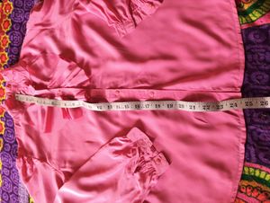 Pink Ruffle Blouse