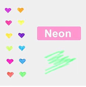 METALLIC NEON COLORS PENS @SALE