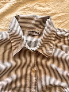 Classic Striped Button-Up Shirt
