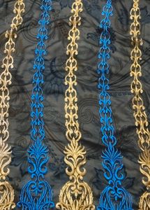 Elegant Black &amp; Blue Saree