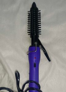 2-in-1 Hair Curling Iron and Styling Brush