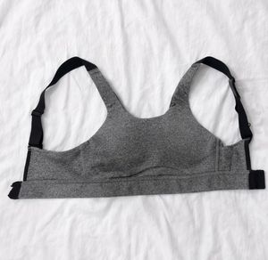 Gray Sports Bra