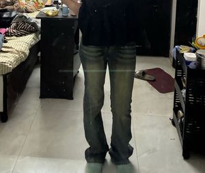 Washed Blue Denim Jeans