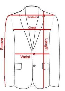 Unisex Blazer Coat Formals Brown
