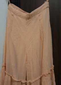Peach Embroidered Kurta Set