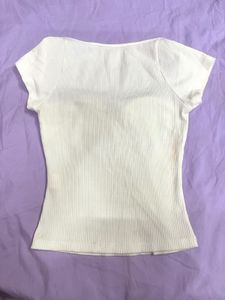 Ribbed Off-Shoulder Top