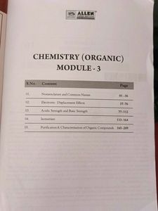 ALLEN Chemistry JEE (Main+Advanced) N-3