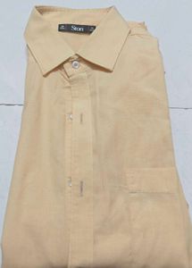 Men's Light Yellow Classic Shirt