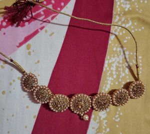 Elegant Pearl &amp; Gold Necklace