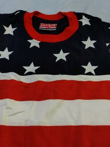7months Baby Boys Unused T Shirt. Red , white And Blue