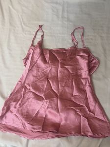 Satin Cowl Neck Cami Top