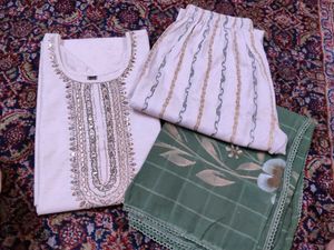 Real Mirror Work Suit Set