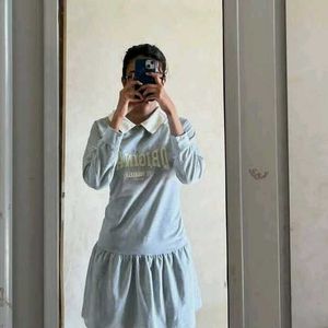 Grey 'Original' Graphic Dress