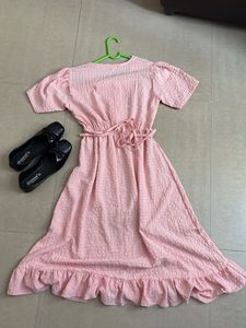 Pink dress for girl 🎀