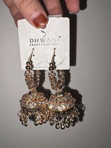 Stunning hoop Jhumka Earrings