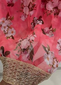 grey and pink lehnga choli set