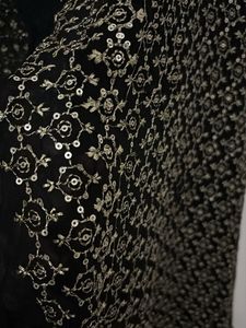 Embellished Black Dupatta