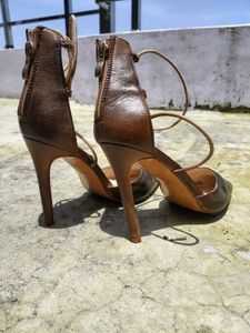 Elegant Brown Stiletto Heels