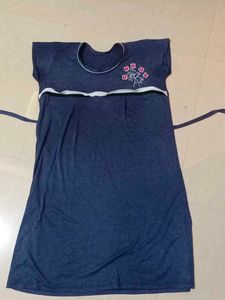 Comfortable Navy Blue Nightgown