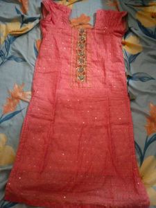 Pink Kurta Set with Dupatta