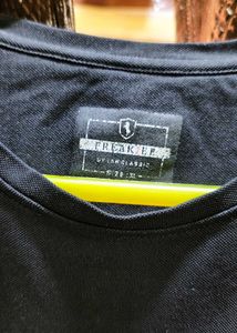 Men's Dark Blue Striped T-Shirt