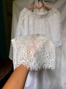White Lace trouser