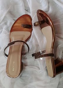 Mochi Bronze Heels
