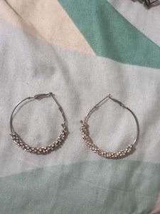 Sparkling Hoop Earrings