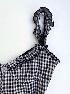 Gingham One-Piece bodysuit
