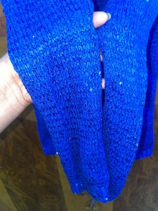 Cato Stylish Blue Knit Cardigan
