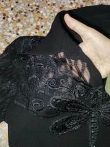 Elegant Black Lace Dress