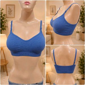 Comfortable Blue Sports Bra