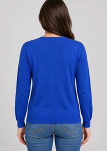 Blue Crew Neck Sweater