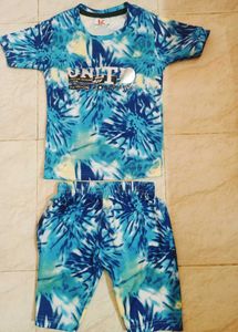 Kids Tie-Dye T-Shirt and Shorts Set