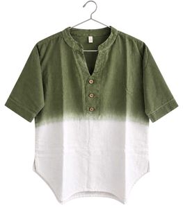 Olive Green & White Cotton SIZE L