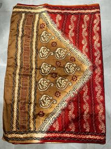 Aari work Pure Silk saree.
